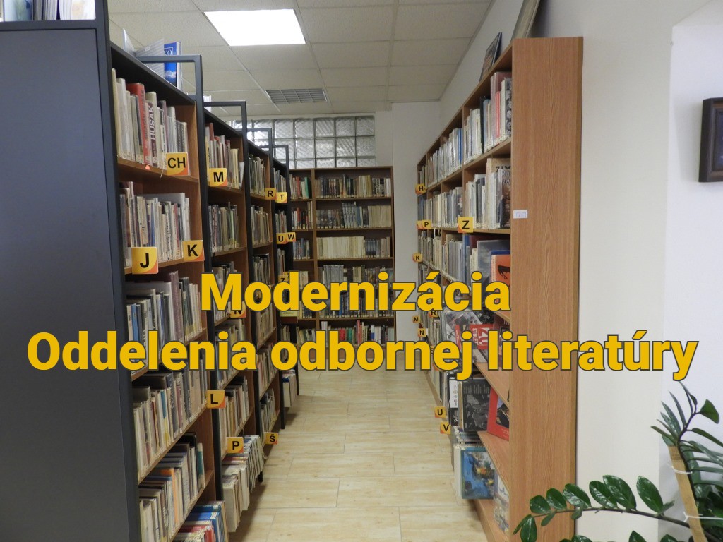 Modernizácia Oddelenia odbornej literatúry